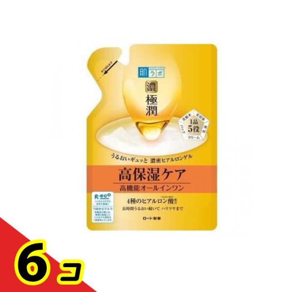 スキンケア オールインワン ゲル 肌ラボ(肌研) 極潤パーフェクトゲル 詰め替え用 80g  6個セ...