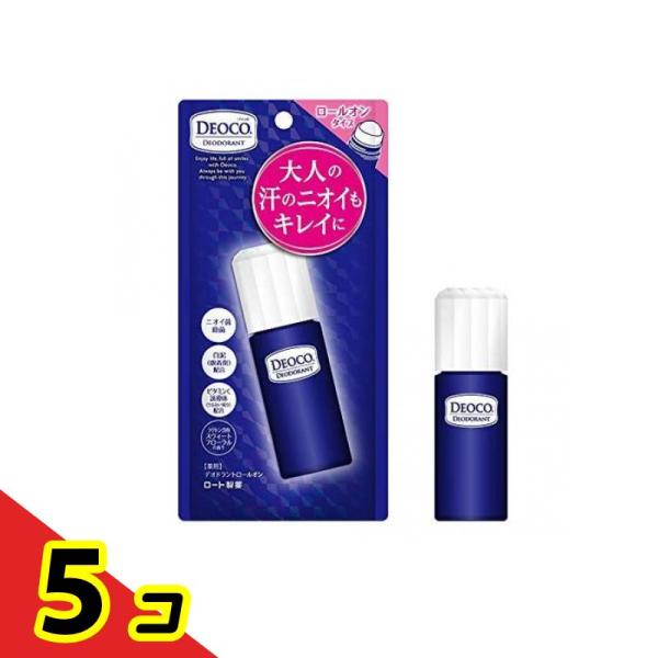 DEOCO(デオコ) 薬用デオドラントロールオン 30mL  5個セット