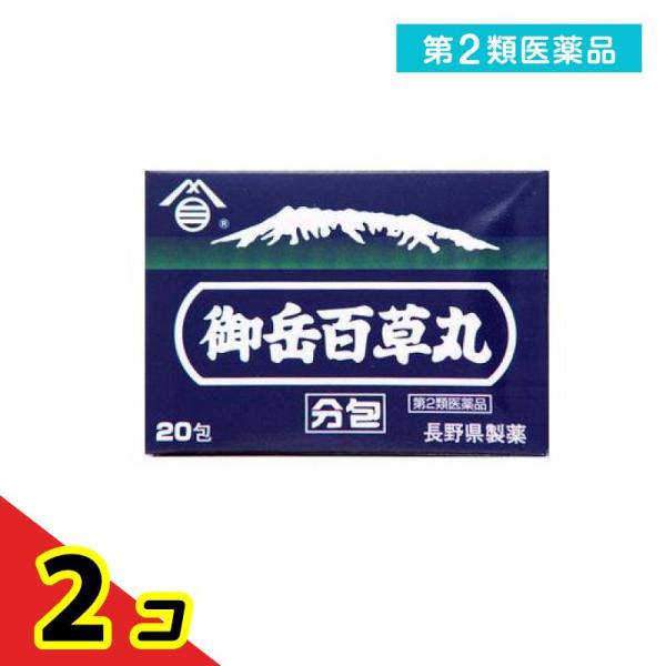 第２類医薬品 長野県製薬 御岳百草丸〈分包〉 20粒× 20包  2個セット