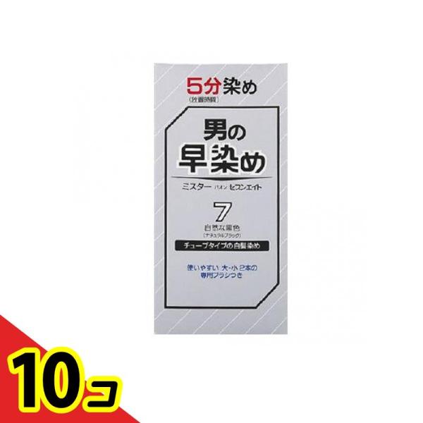 ミスターパオン セブンエイト 7 自然な黒色 ナチュラルブラック [1剤40g+2剤40g] 1個 ...