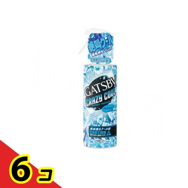 ギャツビー(GATSBY) クレイジークール ボディウォーター アイスオーシャン 170mL 6個セ...