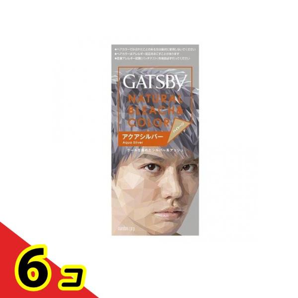 ギャツビー(GATSBY) ナチュラルブリーチカラー アクアシルバー 1組入  6個セット