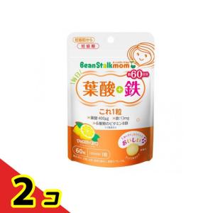 ビーンスタークマム 毎日葉酸+鉄 これ1粒 60粒  2個セット