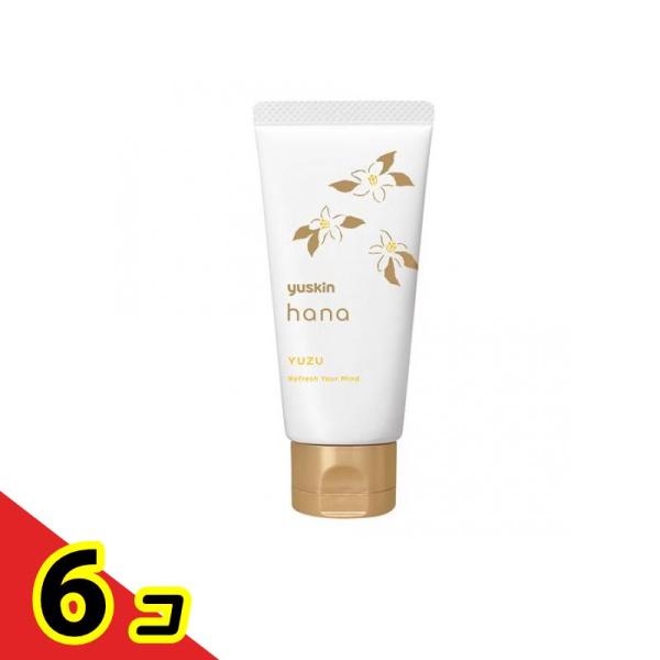 高保湿 低刺激 手荒れ ユースキン hana ハナ ハンドクリーム ゆず 50g  6個セット