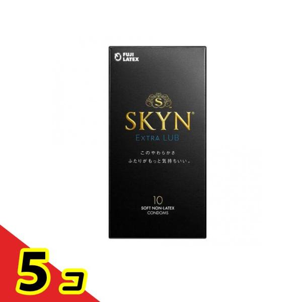 コンドーム 避妊具 たっぷり ゼリー 不二ラテックス SKYN EXTRA LUB スキン エクスト...