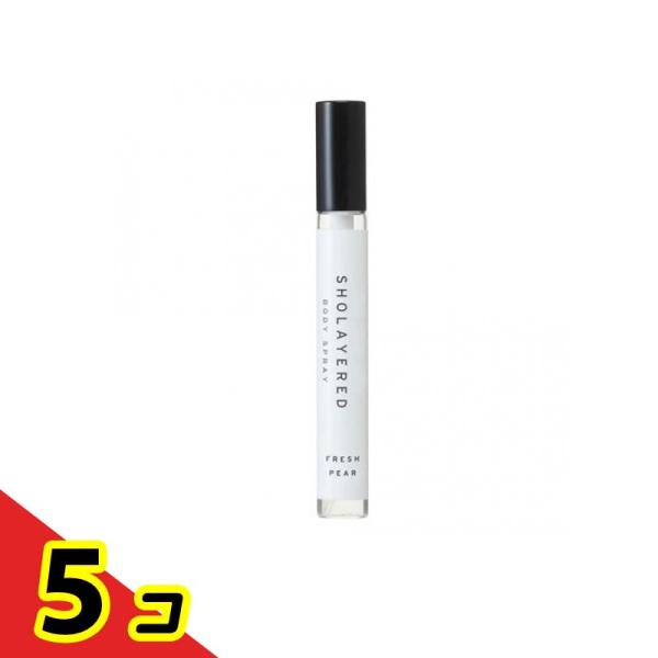 レイヤードフレグランス ボディスプレー フレッシュペア  10mL  5個セット