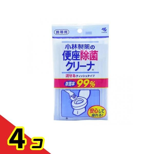 便座除菌クリーナ 10枚 (携帯用)  4個セット