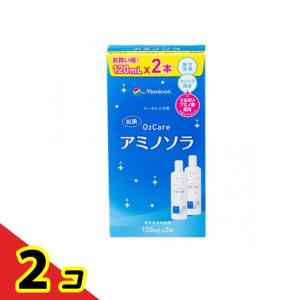 メニコン O2ケア アミノソラ ハードレンズ用 ( 2本入×3セット(1本120ml