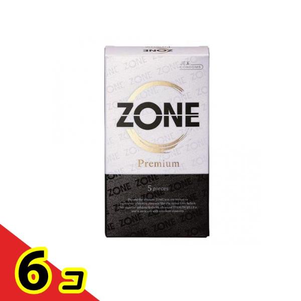 ゾーンプレミアム ZONE Premium 5個入 コンドーム 避妊具 ゼリー  6個セット