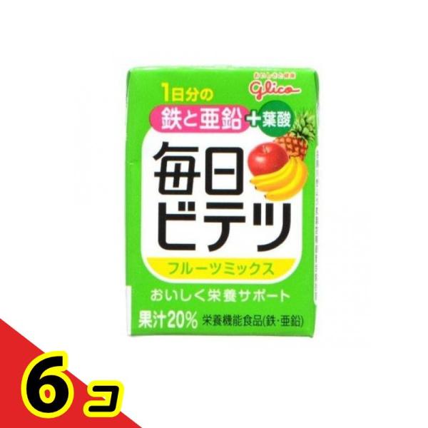 アイクレオ 毎日ビテツ フルーツミックス 100mL (×15本)  6個セット