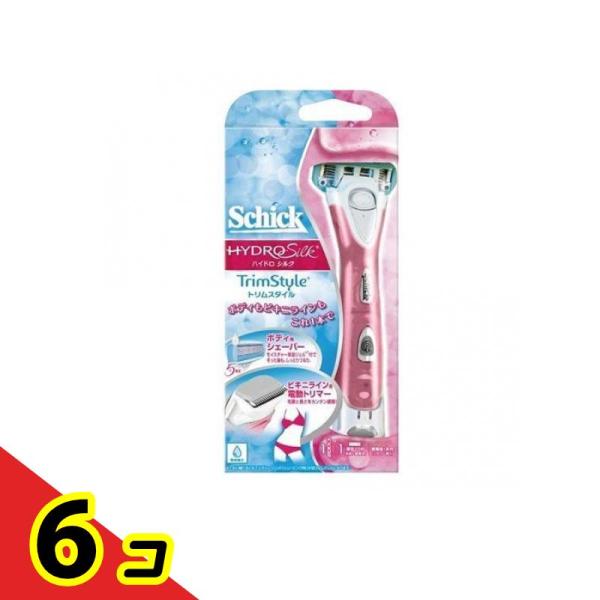 Schick(シック) ハイドロシルク トリムスタイル ホルダー(刃付き) 1個  6個セット