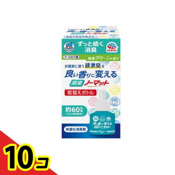 ヘルパータスケ 良い香りに変える 消臭ノーマット 快適グリーンの香り 取替えボトル 45mL  10...