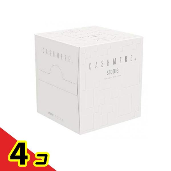 スコッティ カシミヤ キューブ (ボックスティシュー) 1箱  4個セット