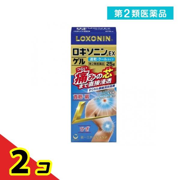 第２類医薬品 ロキソニンEXゲル 25g  2個セット