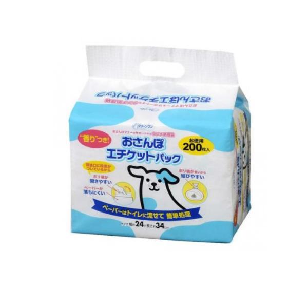 クリーンワン おさんぽエチケットパック 香りつき 200枚入  (1個)