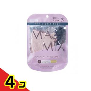 川本産業 MASMiX マスミックスマスク ペールライラック×ダークグレー 7