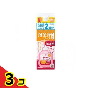 arau.baby(アラウ.ベビー) 泡全身ソープ  しっとり  800mL (詰め替え用)  3個セット｜通販できるみんなのお薬