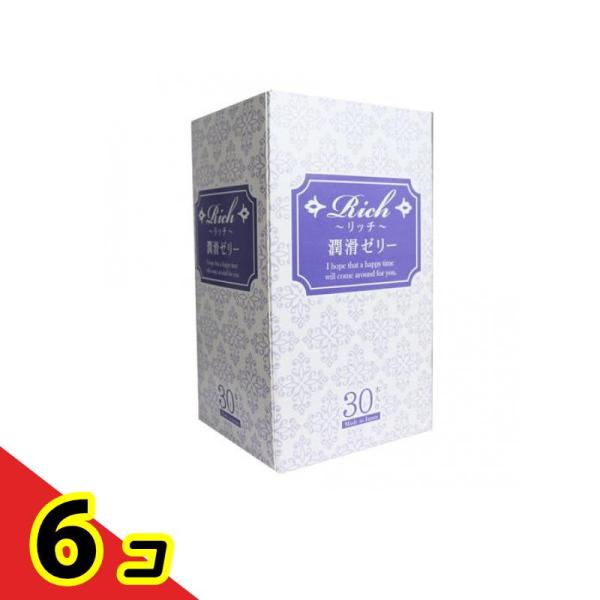 Rich(リッチ) 潤滑ゼリー 2g× 30本  6個セット