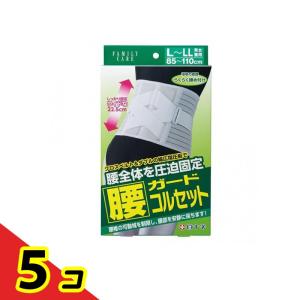 白十字 FC腰ガードコルセット 1個入 (L-LLサイズ) 5個セット