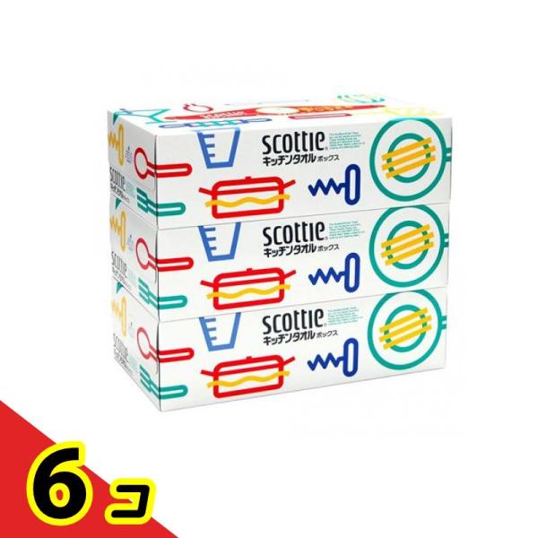 スコッティ キッチンタオル ボックス 3箱 6個セット 