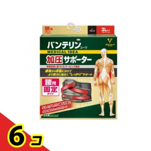 バンテリンコーワ加圧サポーター腰用 3Lサイズ 1枚入 6個セット