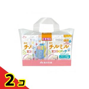森永チルミル エコらくパック 800g (×2箱セット 詰め替え用) 2個セット