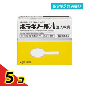 指定第２類医薬品ボラギノールA注入軟膏 2g× 10個入  5個セット｜tsuhan-okusuri