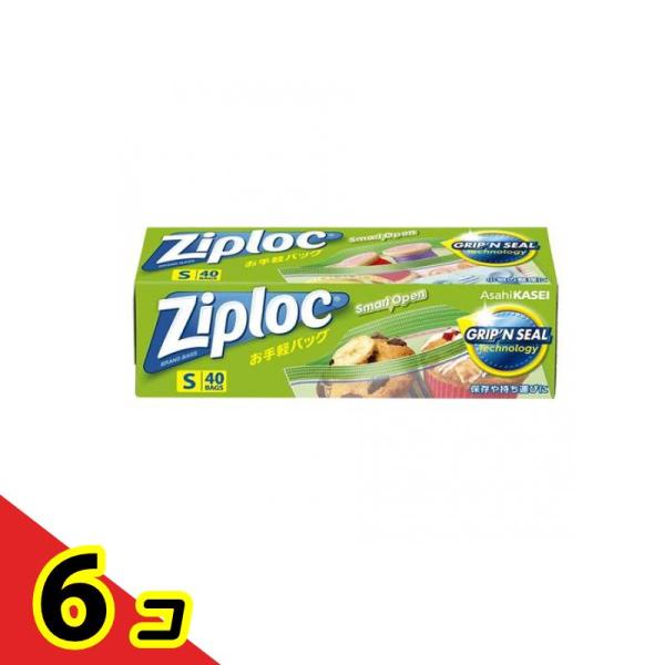 Ziploc(ジップロック) お手軽バッグ Sサイズ 40枚入  6個セット