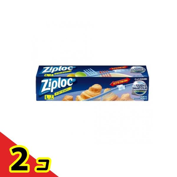 Ziploc ジップロック イージージッパー Lサイズ 7枚入  2個セット