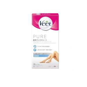 Veet(ヴィート) ピュア 脱毛ワックスシート 敏感肌用 20枚入 (1個)