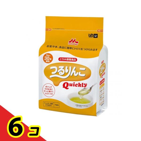 クリニコ つるりんこQuickly(クイックリー) スティック とろみ剤 3g× 30本入  6個セ...