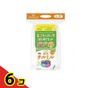 森永チルミル エコらくパック はじめてセット 800g 6個セット