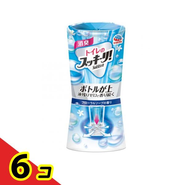 トイレのスッキーリ!Sukki-ri! フローラルソープの香り芳香剤 400mL  6個セット