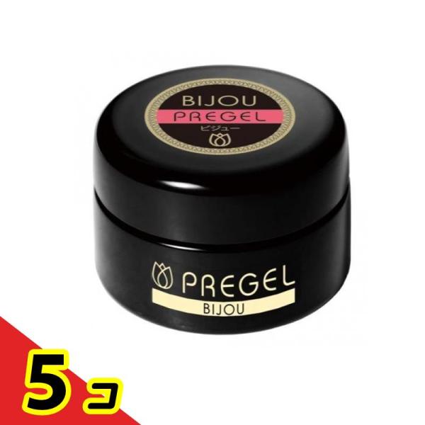 PREGEL(プリジェル) ビジュー パーツ専用接着ジェル 4g 5個セット 