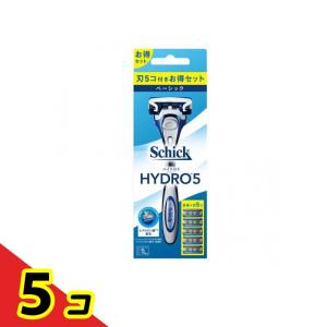 Schick シック ハイドロ5 ベーシック コンボパック ホルダー(刃付き)+替刃4コ 1セット 5個セット