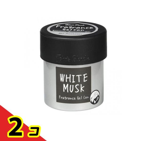 ジョンズブレンド フレグランスジェルカン 缶 ホワイトムスク 85g  2個セット