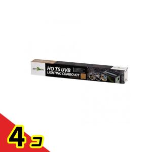 REPTIZOO 爬虫類用ランプ T5 UVB10.0灯24W & カバーコンボキット E752 1組入 4個セット