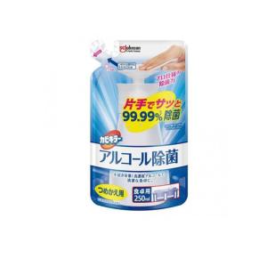 カビキラー アルコール除菌 食卓用 プッシュ式 詰め替え用 250mL (1個)