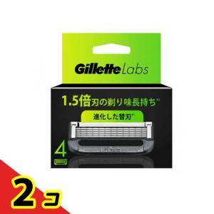 ジレット ラボ 替刃４個入４箱セット ジレットラボ（Gillette Labs） 角質除去バー搭載替刃 4個入