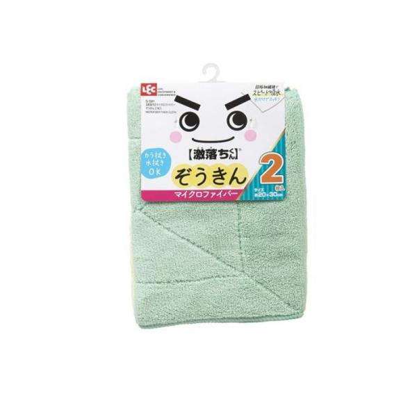 レック 激落ちくん マイクロファイバーぞうきん 雑巾 2枚入  (1個)