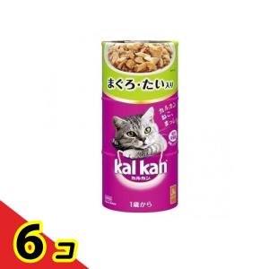 カルカン(kalkan) 缶タイプ まぐろ・たい入り 160g (×3缶入)  6個セット