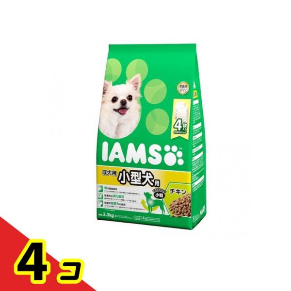 アイムス(IAMS) ドッグフード 成犬用 小型犬用 チキン小粒 2.3kg  4個セット