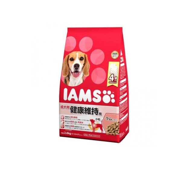 アイムス(IAMS) ドッグフード 成犬用 健康維持用 ラム&amp;ライス 小粒 2.6kg  (1個)