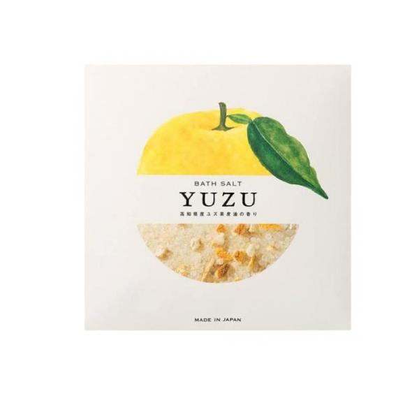 高知県産YUZU(柚子) ピール入りバスソルト 40g  (1個)