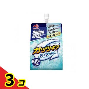 アミノバイタル ゼリードリンク ガッツギア サイダー味 250g 3個セット