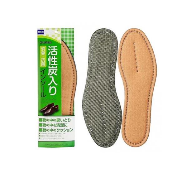 コロンブス 活性炭入り消臭・抗菌インソール 男性用 27cm  (1個)