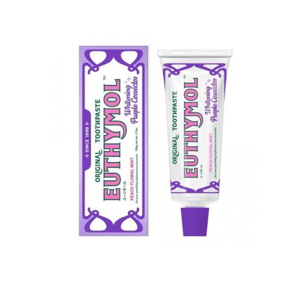 EUTHYMOL ユーシモール歯磨き ホワイトパープル ピーチフローラルミント 106g  (1個)