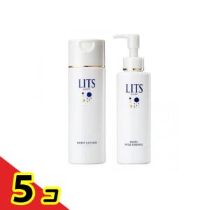 LITS(リッツ) モイストローション とろみ化粧水 無香料 190mL (&モイスト ミルク美容液 100mL) 5個セット