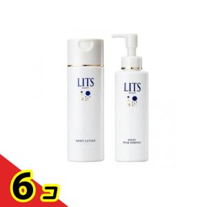 LITS(リッツ) モイストローション とろみ化粧水 無香料 190mL (&モイスト ミルク美容液 100mL) 6個セット