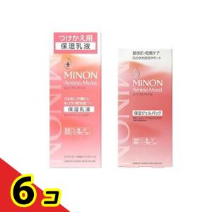 ミノンアミノモイスト モイストチャージミルク 保湿乳液 つけかえ用 100g &ぷるぷるリペアジェルパック 60g 6個セット